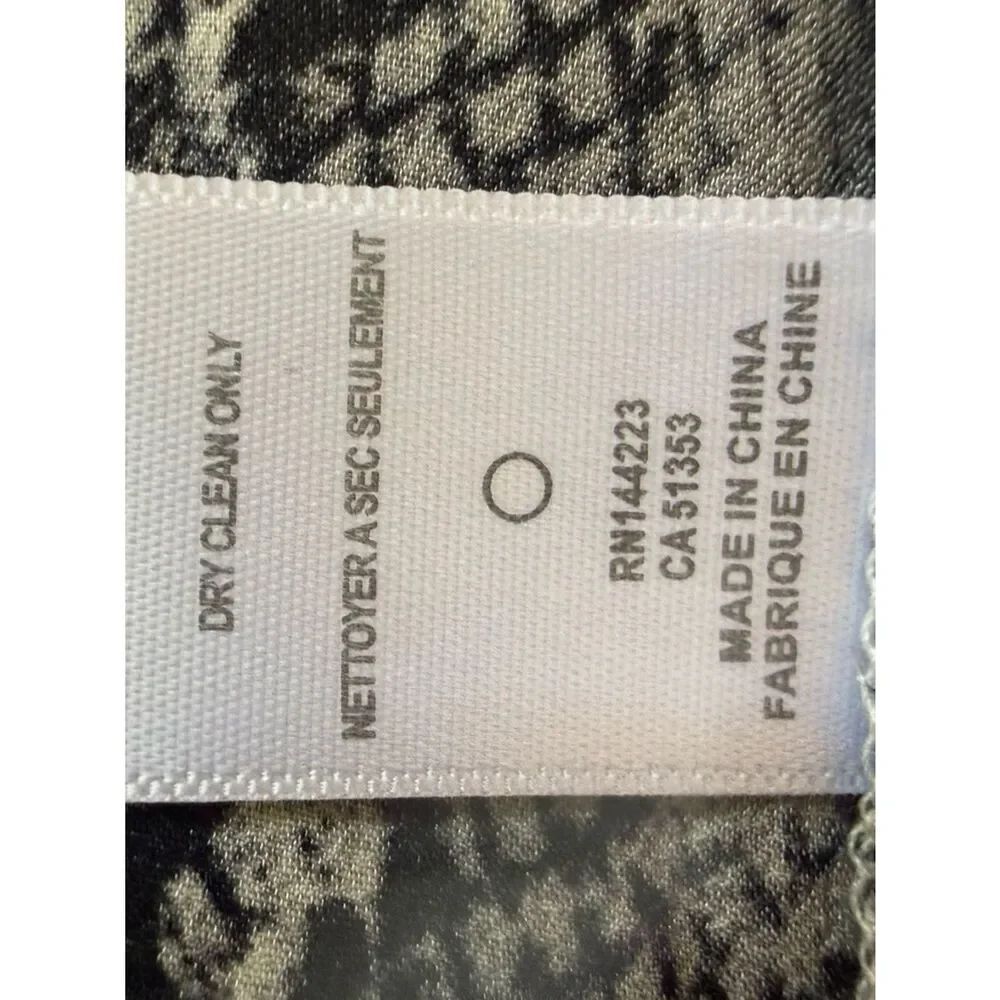 ANTHROPOLOGIE Bishop + Young Sleeveless Snake-Print Jumpsuit in Gray Size S - Picture 5 of 5